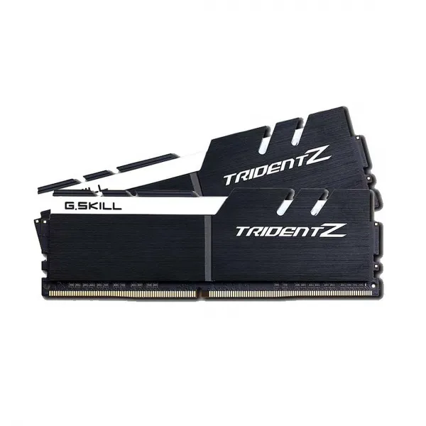 Комплект модулей памяти G.SKILL TridentZ F4-3200C16D-32GTZKW DDR4 32GB (Kit 2x16GB) 3200MHz купить с доставкой