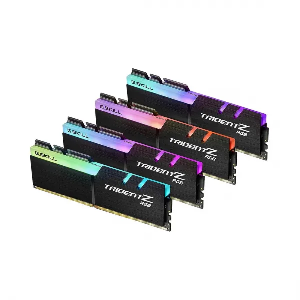 Комплект модулей памяти G.SKILL TridentZ RGB F4-3600C19Q-32GTZRB DDR4 32GB (Kit 4x8GB) 3600MHz купить с доставкой