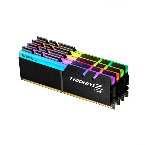 Комплект модулей памяти G.SKILL TridentZ RGB F4-3600C18Q-64GTZR DDR4 64GB (Kit 4x16GB) 3600MHz купить с доставкой