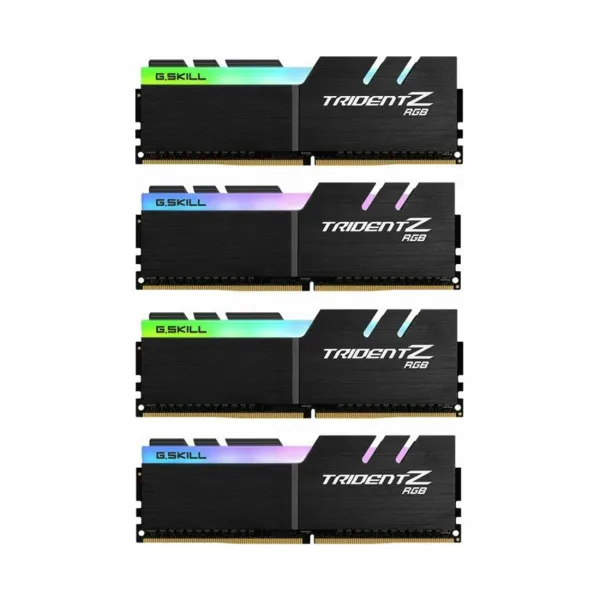 Комплект модулей памяти G.SKILL TridentZ RGB F4-3600C18Q-64GTZR DDR4 64GB (Kit 4x16GB) 3600MHz купить с доставкой