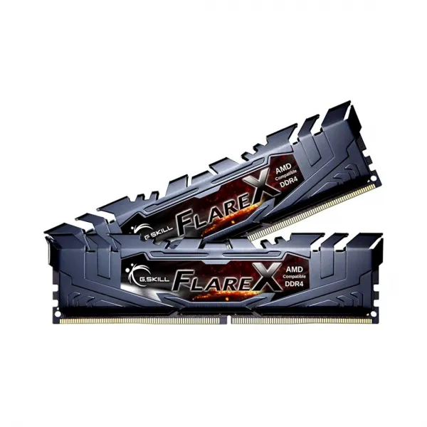 Комплект модулей памяти G.SKILL FlareX F4-3200C16D-32GFX DDR4 32GB (Kit 2x16GB) 3200MHz купить с доставкой