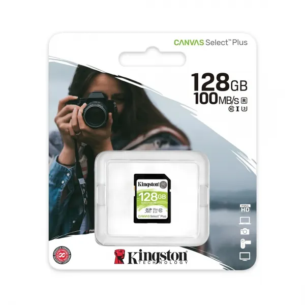 Карта памяти Kingston SDS2/128GB SD 128GB купить с доставкой