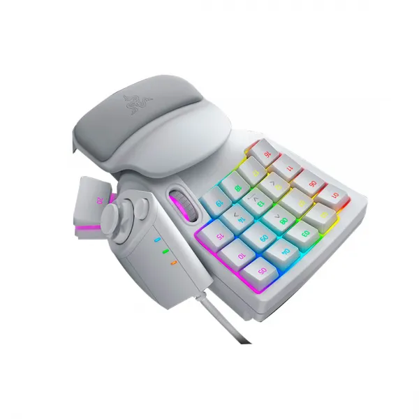 Мини клавиатура - кейпад Razer Tartarus Pro - Mercury White купить с доставкой