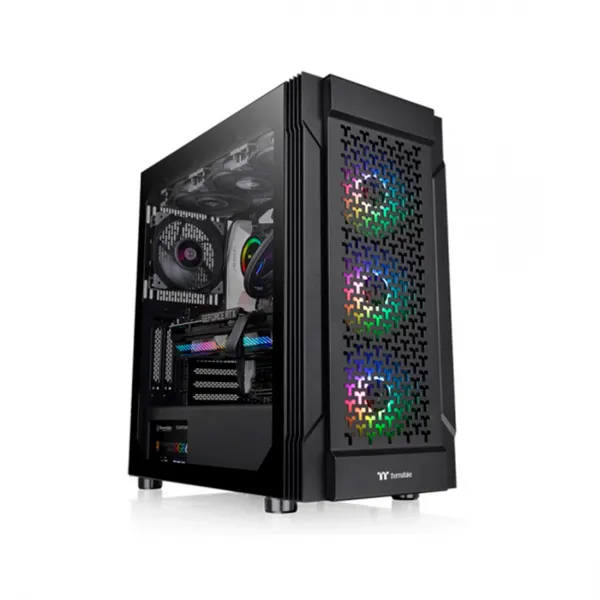 Компьютерный корпус Thermaltake Versa T27 TG ARGB без Б/П купить с доставкой