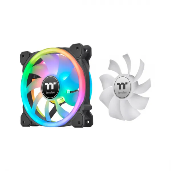 Кулер для компьютерного корпуса Thermaltake SWAFAN 12 RGB Radiator Fan TT Premium Edition (3-Fan Pac купить с доставкой