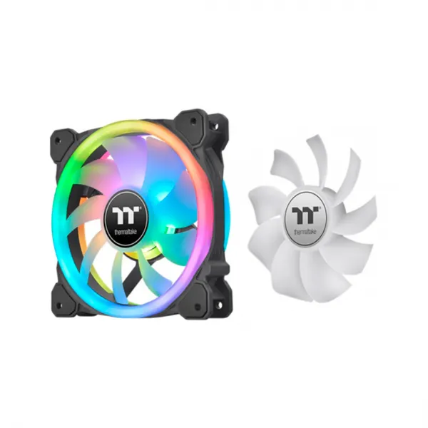 Кулер для компьютерного корпуса Thermaltake SWAFAN 14 RGB Radiator Fan TT Premium Edition (3-Fan Pac купить с доставкой