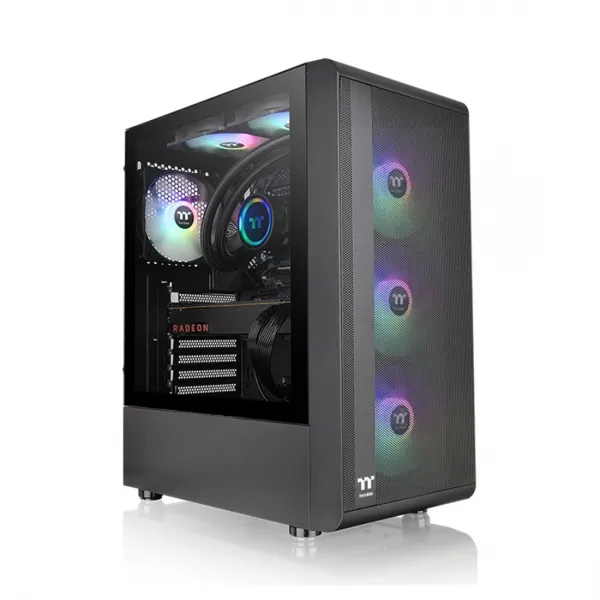 Компьютерный корпус Thermaltake S200 TG ARGB Black без Б/П купить с доставкой