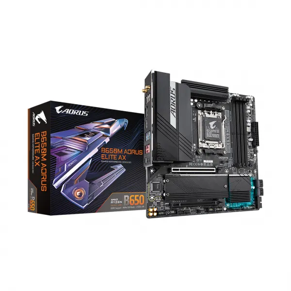 Материнская плата Gigabyte B650M AORUS ELITE AX купить с доставкой