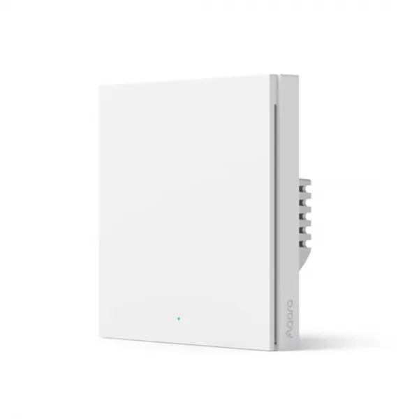 Настенный выключатель одноклавишный Aqara Smart Wall Switch H1 (With Neutral, Single Rocker) купить с доставкой