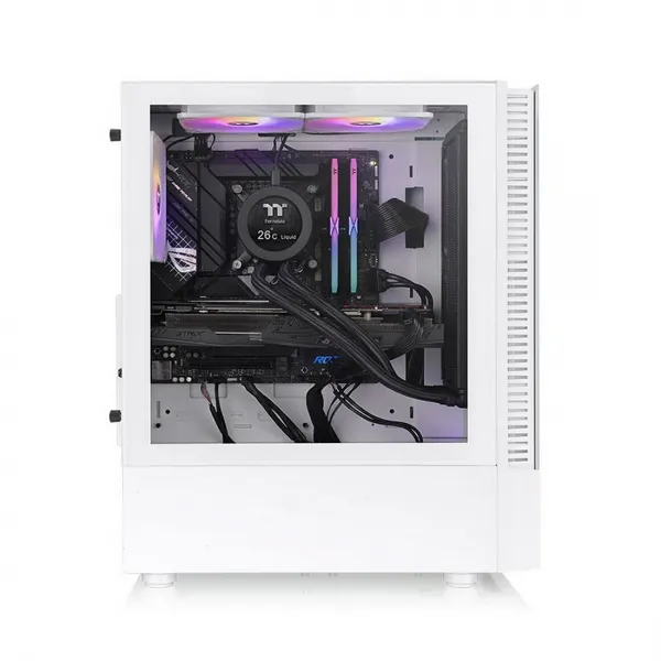 Компьютерный корпус Thermaltake View 200 TG Snow ARGB без Б/П купить с доставкой