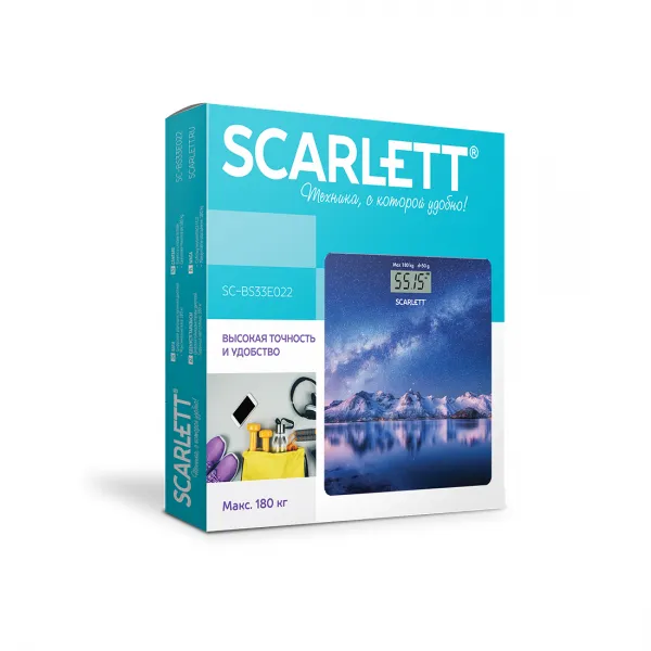 Напольные весы Scarlett SC-BS33E022 купить с доставкой