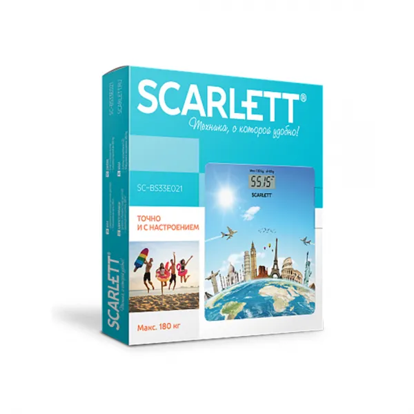 Напольные весы Scarlett SC-BS33E021 купить с доставкой