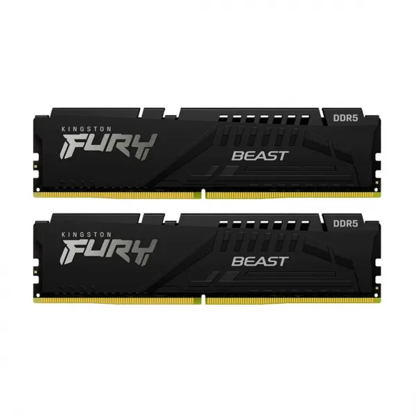 Комплект модулей памяти Kingston FURY Beast KF552C40BBK2-16 DDR5 16GB (Kit 2x8GB) 5200MHz купить с доставкой