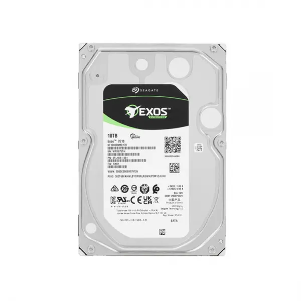 Жесткий диск Seagate Exos 7E10 ST10000NM017B 10TB SATA3 купить с доставкой