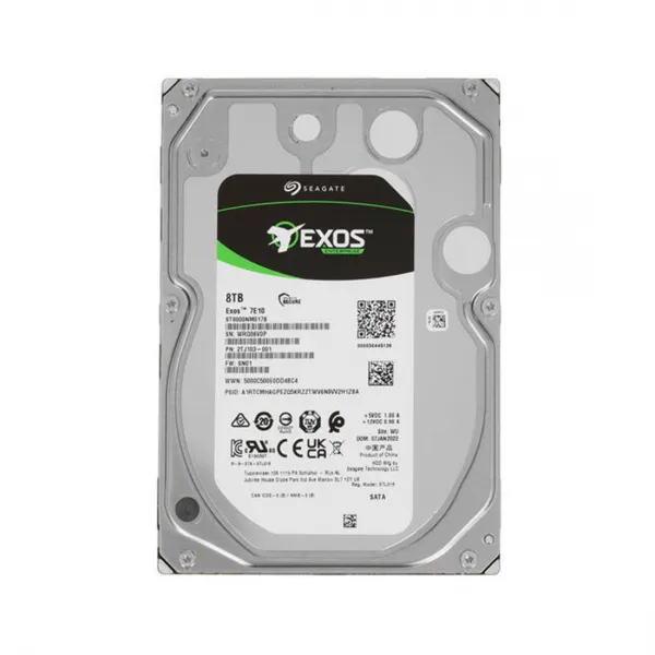 Жесткий диск Seagate Exos 7E10 ST8000NM017B 8TB SATA купить с доставкой