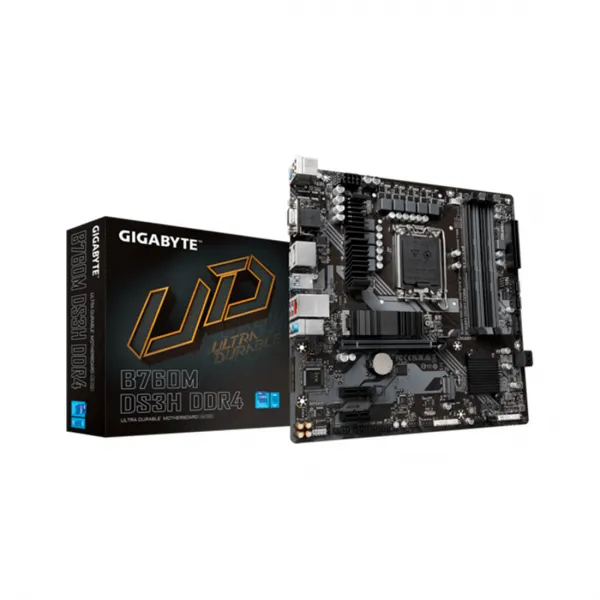 Материнская плата Gigabyte B760M DS3H DDR4 купить с доставкой