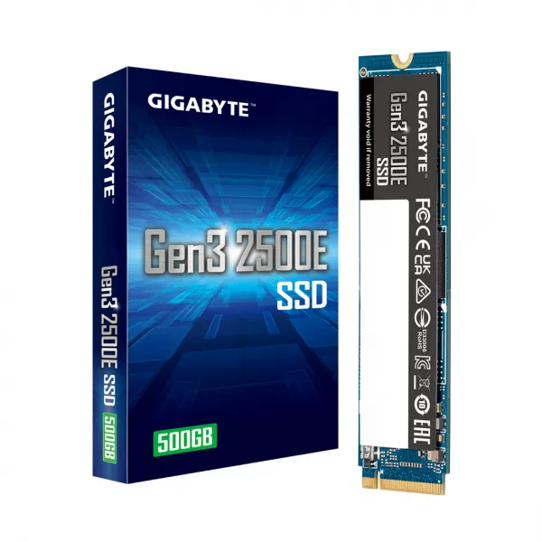 Твердотельный накопитель SSD Gigabyte 2500E G325E500G 500GB M.2 NVMe PCIe 3.0 купить с доставкой