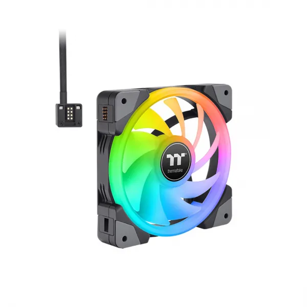 Кулер для компьютерного корпуса Thermaltake SWAFAN EX12 RGB PC Cooling Fan (3-Fan Pack) купить с доставкой