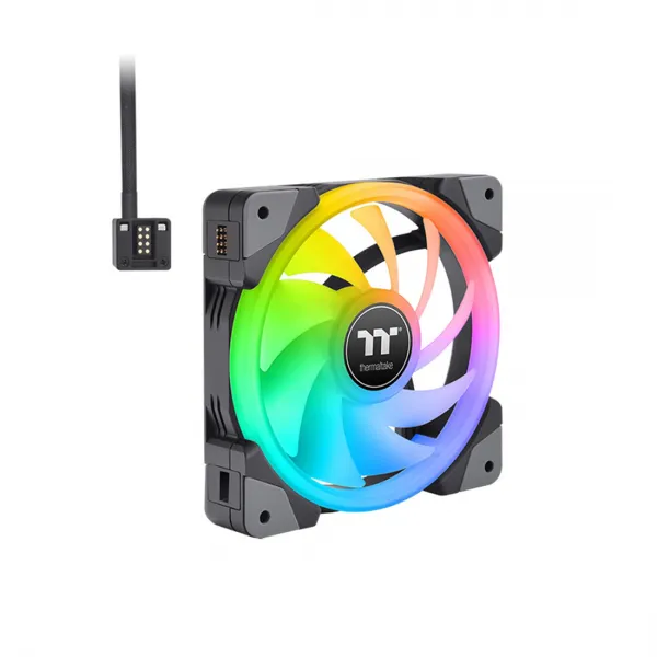 Кулер для компьютерного корпуса Thermaltake SWAFAN EX14 RGB PC Cooling Fan (3-Fan Pack) купить с доставкой