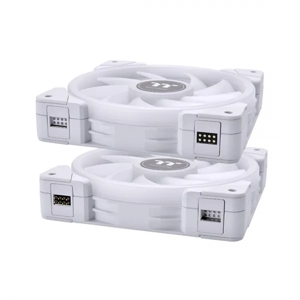 Кулер для компьютерного корпуса Thermaltake SWAFAN EX12 RGB PC Cooling Fan White (3-Fan Pack) купить с доставкой