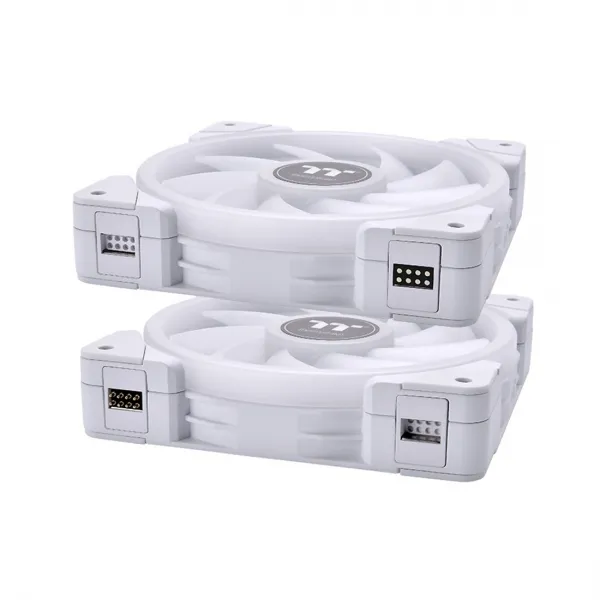 Кулер для компьютерного корпуса Thermaltake SWAFAN EX14 RGB PC Cooling Fan White (3-Fan Pack) купить с доставкой