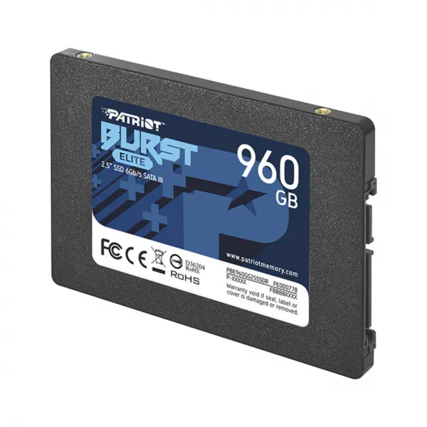 Твердотельный накопитель SSD Patriot Burst Elite 960GB SATA купить с доставкой