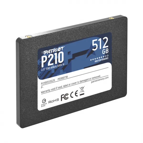 Твердотельный накопитель SSD Patriot P210 512GB SATA купить с доставкой