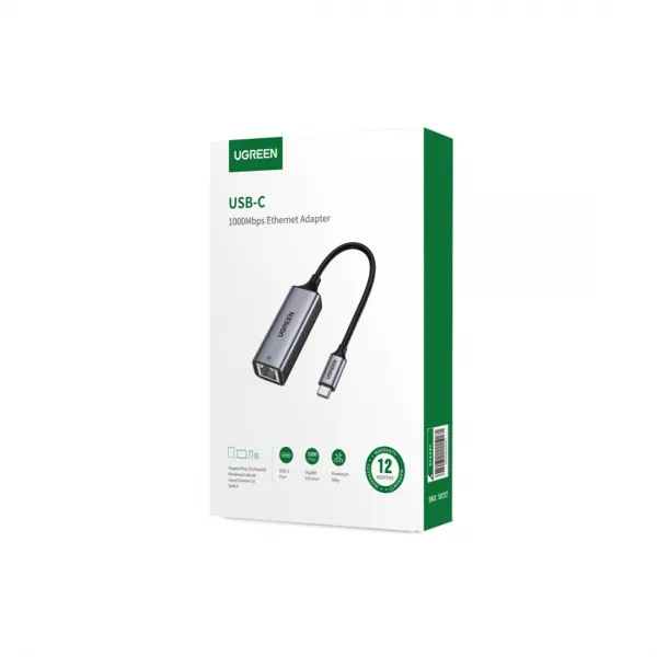 Адаптер Ugreen CM199 USB-C на Ethernet Port купить с доставкой