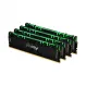 Комплект модулей памяти Kingston FURY Renegade RGB KF436C18RBAK4/128 DDR4 128GB (Kit 4x32GB) 3600 купить с доставкой