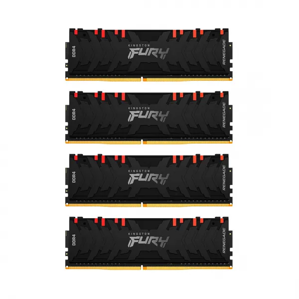 Комплект модулей памяти Kingston FURY Renegade RGB KF436C18RBAK4/128 DDR4 128GB (Kit 4x32GB) 3600 купить с доставкой