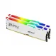 Комплект модулей памяти Kingston FURY Beast White RGB EXPO KF552C36BWEAK2-32 DDR5 32GB (Kit 2x16GB) купить с доставкой