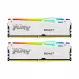 Комплект модулей памяти Kingston FURY Beast White RGB EXPO KF552C36BWEAK2-32 DDR5 32GB (Kit 2x16GB) купить с доставкой