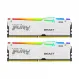 Комплект модулей памяти Kingston FURY Beast White RGB XMP KF552C40BWAK2-32 DDR5 32GB (Kit 2x16GB) 56 купить с доставкой