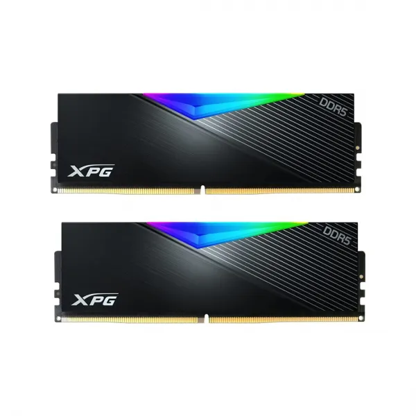 Комплект модулей памяти ADATA XPG Lancer RGB AX5U5600C3616G-DCLARBK DDR5 32GB (Kit 2x16GB) 5600MHz купить с доставкой