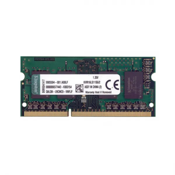 Модуль памяти Kingston ValueRAM KVR16LS11S6/2 DDR3 2GB 1600MHz купить с доставкой