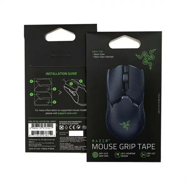 Противоскользящие наклейки для компьютерной мыши Razer Mouse Grip Tape Viper/Viper Ultimate купить с доставкой