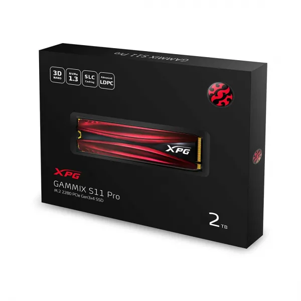 Твердотельный накопитель SSD ADATA Gammix S11 Pro 2 ТБ M2 купить с доставкой