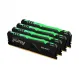 Комплект модулей памяти Kingston FURY Beast Black RGB KF436C17BBAK4/32 DDR4 32GB (Kit 4x8GB) 3600MHz купить с доставкой