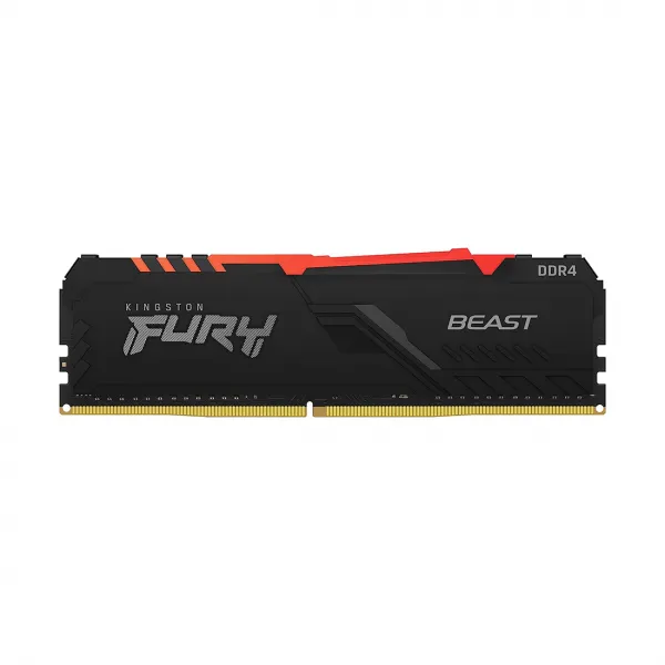 Комплект модулей памяти Kingston FURY Beast Black RGB KF436C17BBAK4/32 DDR4 32GB (Kit 4x8GB) 3600MHz купить с доставкой