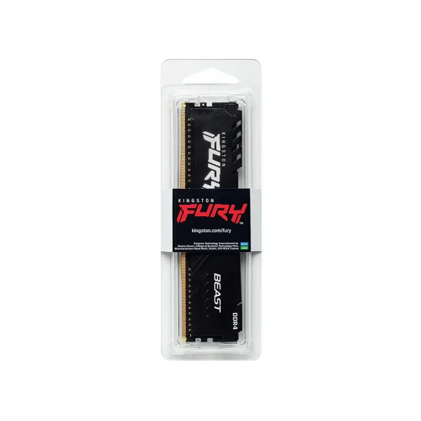 Модуль памяти Kingston FURY Beast Black KF436C18BB/16 DDR4 16GB 3600MHz купить с доставкой