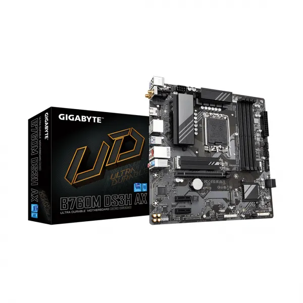 Материнская плата Gigabyte B760M DS3H AX купить с доставкой