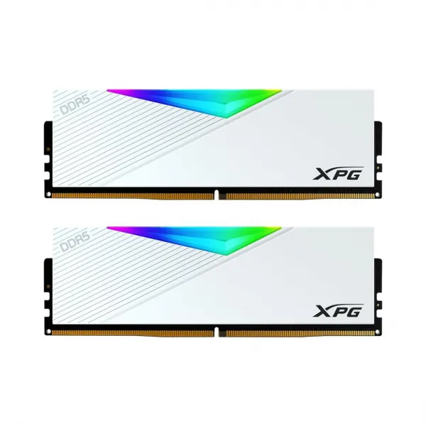 Комплект модулей памяти ADATA XPG Lancer RGB AX5U7200C3416G-DCLARWH DDR5 32GB (Kit 2x16GB) 7200MHz купить с доставкой