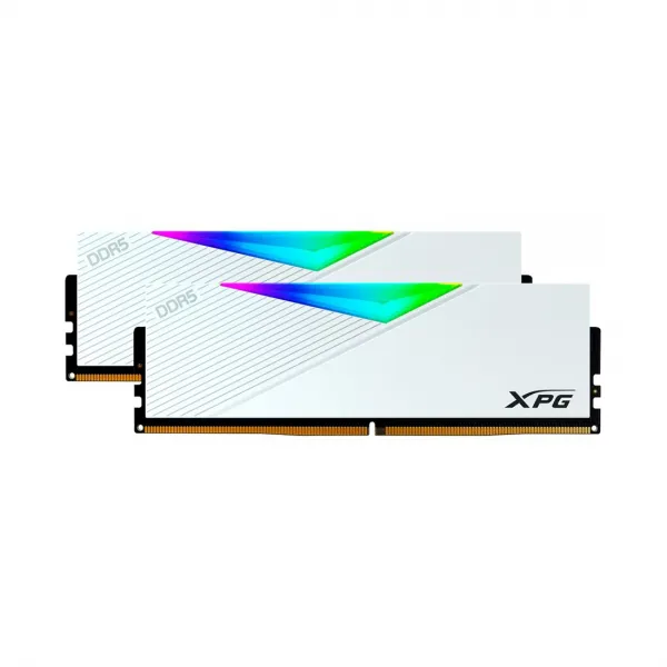 Комплект модулей памяти ADATA XPG Lancer RGB AX5U7200C3416G-DCLARWH DDR5 32GB (Kit 2x16GB) 7200MHz купить с доставкой