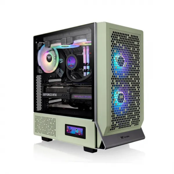 Компьютерный корпус Thermaltake Ceres 300 TG ARGB Matcha Green без Б/П купить с доставкой