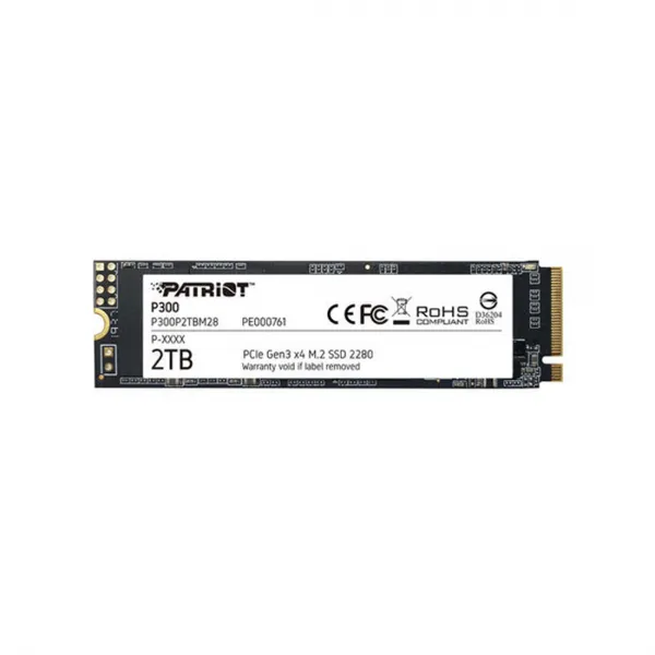 Твердотельный накопитель SSD Patriot Memory P300 P300P2TBM28 2000GB M.2 купить с доставкой