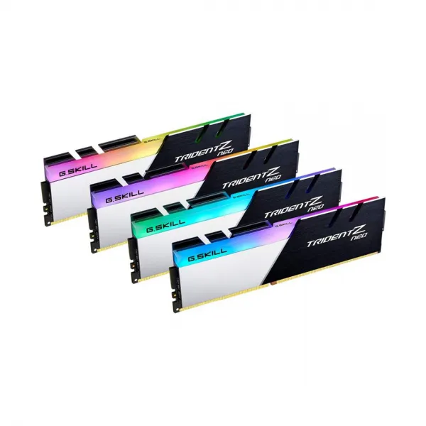 Комплект модулей памяти G.SKILL Trident Z Neo F4-3200C16Q-128GTZN DDR4 128GB (Kit 4x32GB) 3200MHz купить с доставкой