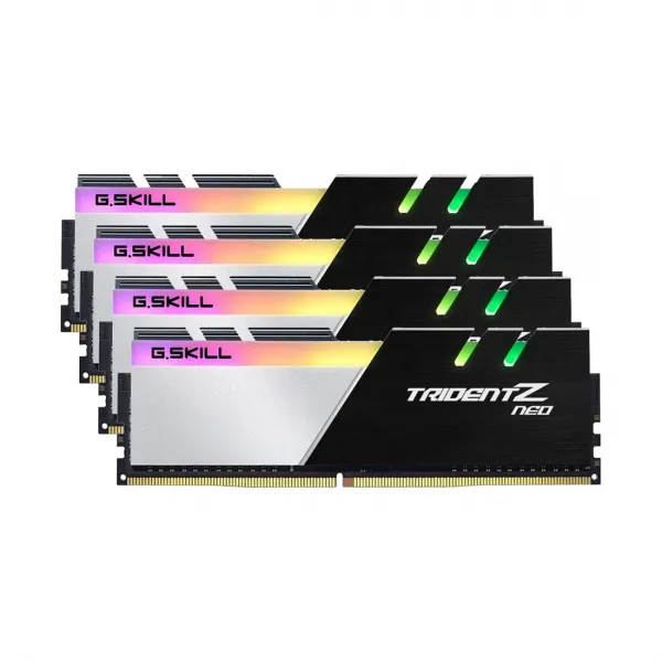 Комплект модулей памяти G.SKILL Trident Z Neo F4-3200C16Q-128GTZN DDR4 128GB (Kit 4x32GB) 3200MHz купить с доставкой