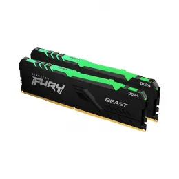 Комплект модулей памяти Kingston FURY Beast Black RGB PnP KF426C16BBAK2/32 DDR4 32GB (Kit 2x16GB) 26