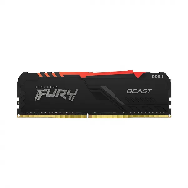 Модуль памяти Kingston FURY Beast Black RGB XMP KF437C19BBA/8 DDR4 8GB 3733MHz купить с доставкой