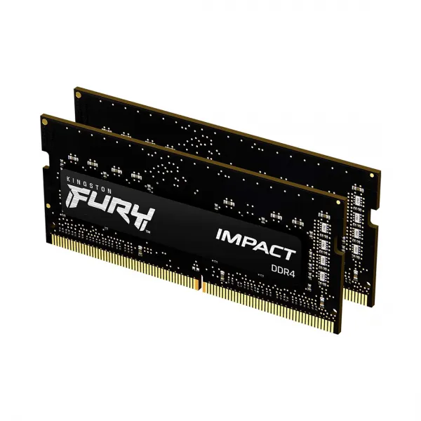 Комплект модулей памяти Kingston Fury Impact KF432S20IBK2/16 DDR4 16GB (Kit 2x8GB) 3200MHz купить с доставкой